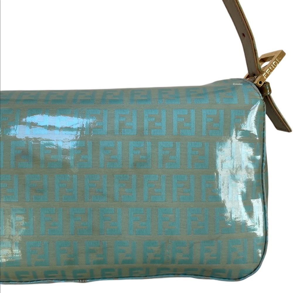 Authentic Fendi Coated Canvas Zucchino Baguette - Picture 11 of 16